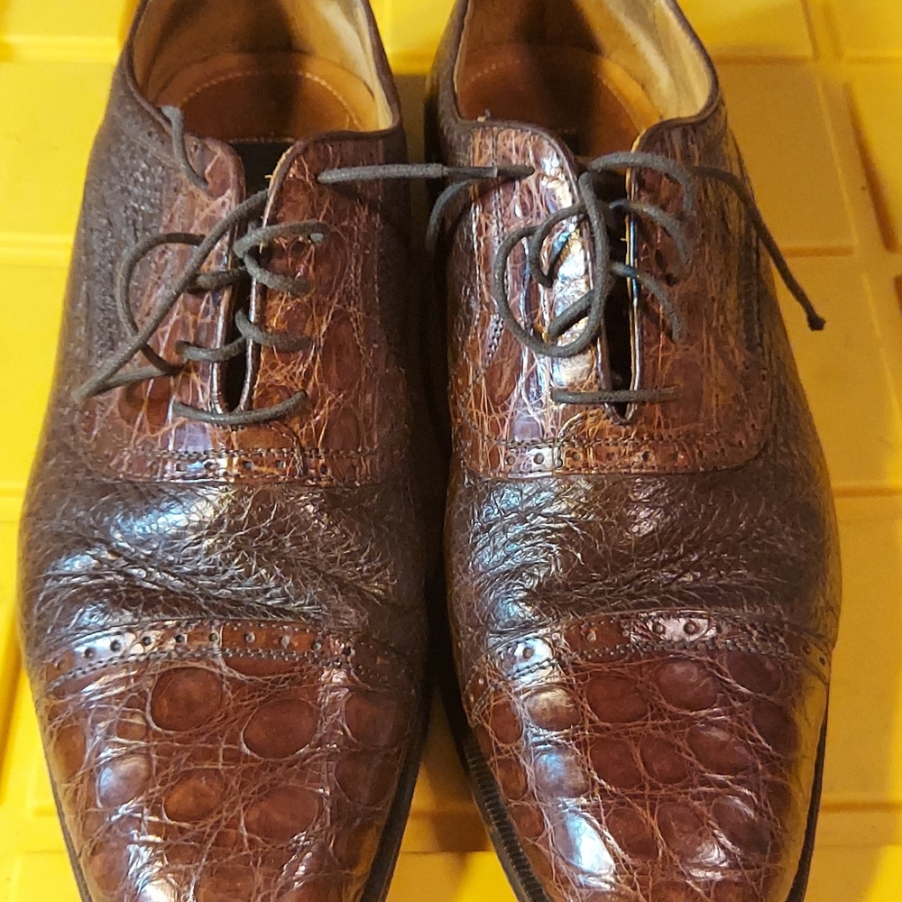 Zelli Andrea Crocodile Lace Up